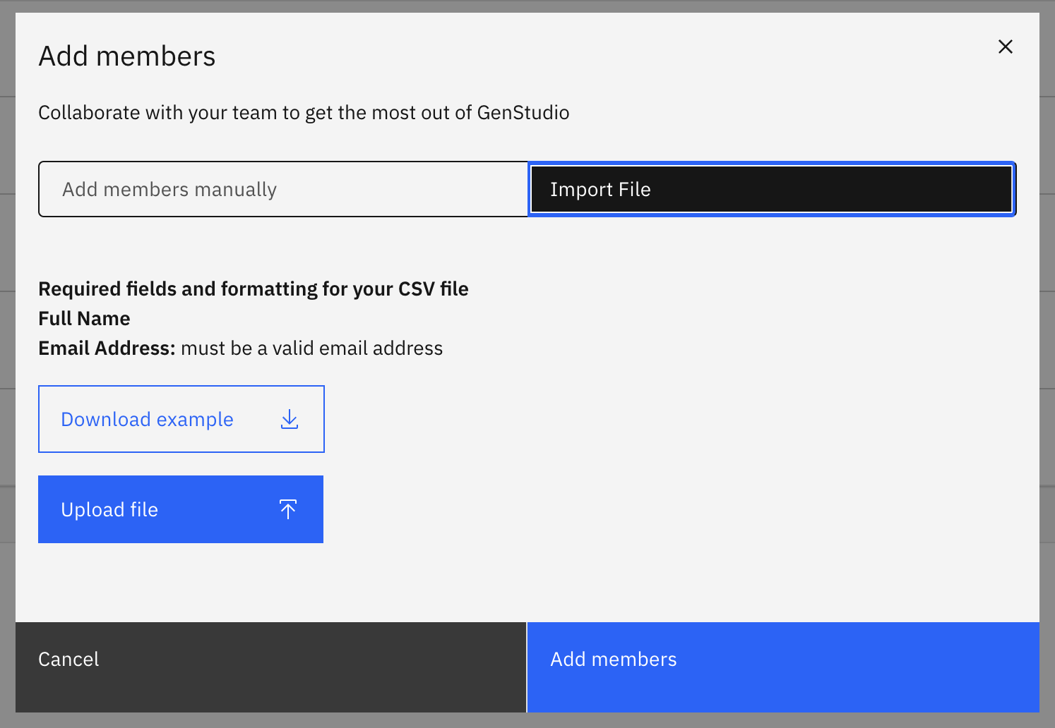 import members