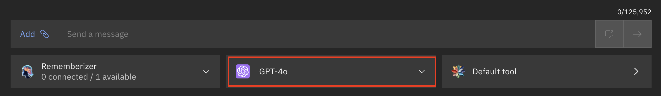 models menu