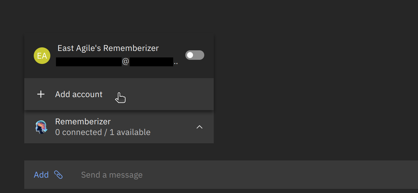 add rememberizer account